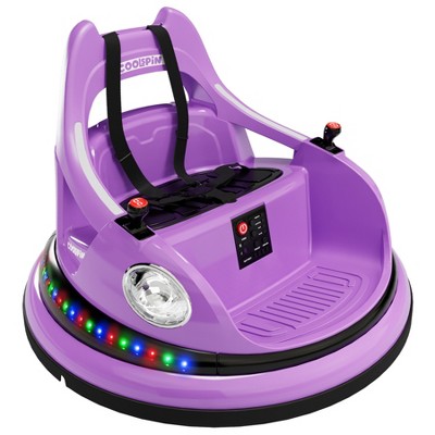 Ride on Bumper Car for Toddlers, 12V Battery Car for Kids W/Parent Remote