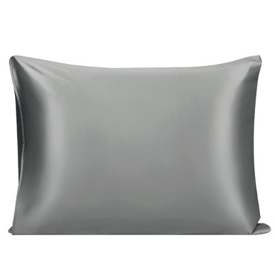 1 Pc Standard 100% Natural Silk for Hair and Skin Pillowcase Dark Gray - PiccoCasa