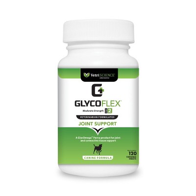 Vetriscience Laboratories GlycoFlex Stage II Joint Support Dog Tablets, 120 ct