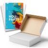 White Cardstock Printer Paper By Hamilco (50-Pack)- 8.5 x 11” Thick Card Stock For Card Making- 80lb Heavyweight Stationery Card Stock Paper Cover - 2 of 4