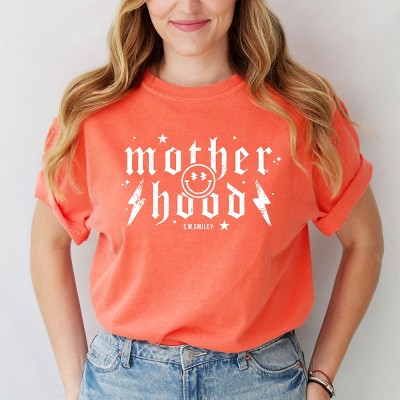 Simply Sage Market S.W.Smiley Mother Hood Distressed Garment Dyed Tee