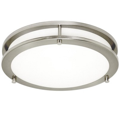 Generation Lighting Mahone 1 light Brushed Nickel Ceiling Fixture 7750893S-962