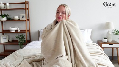 Microplush Fleece Bed Blanket By Bare Home : Target