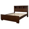 King Size Bookcase Bed with Headboard for Bedroom - 3 of 4