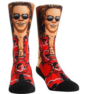 Rock Em Elite Shawn Michaels Licensed WWE Licensed Crew Socks - 1 of 2