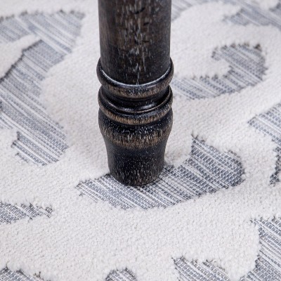 Ladybird Natural Blue High Low Indoor Outdoor Rug