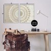 Stupell Industries Rustic Mandala Boho Pattern 2pc Framed Giclee Art Set - 3 of 4