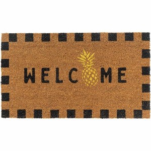 Folkulture Welcome Mats Outdoor | 16 x 28 Inch Eco Friendly Doormats for Front Door Outdoor | Durable & Anti Slip Coir Door Mats for Home Entrance - 1 of 4