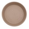 The HC Companies Classic Plastic 16" Round Plant Flower Pot Planter Deep Saucer Drip Tray for Indoor or Outdoor Settings, Fits 17" Pots, Sandstone - 2 of 2