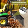 COZONY 72" Steel Spring Coil Tine Landscape Rake, 3 Point Tow Behind Hitch Attachment for Leaves, Straw, and Grass - 4 of 4