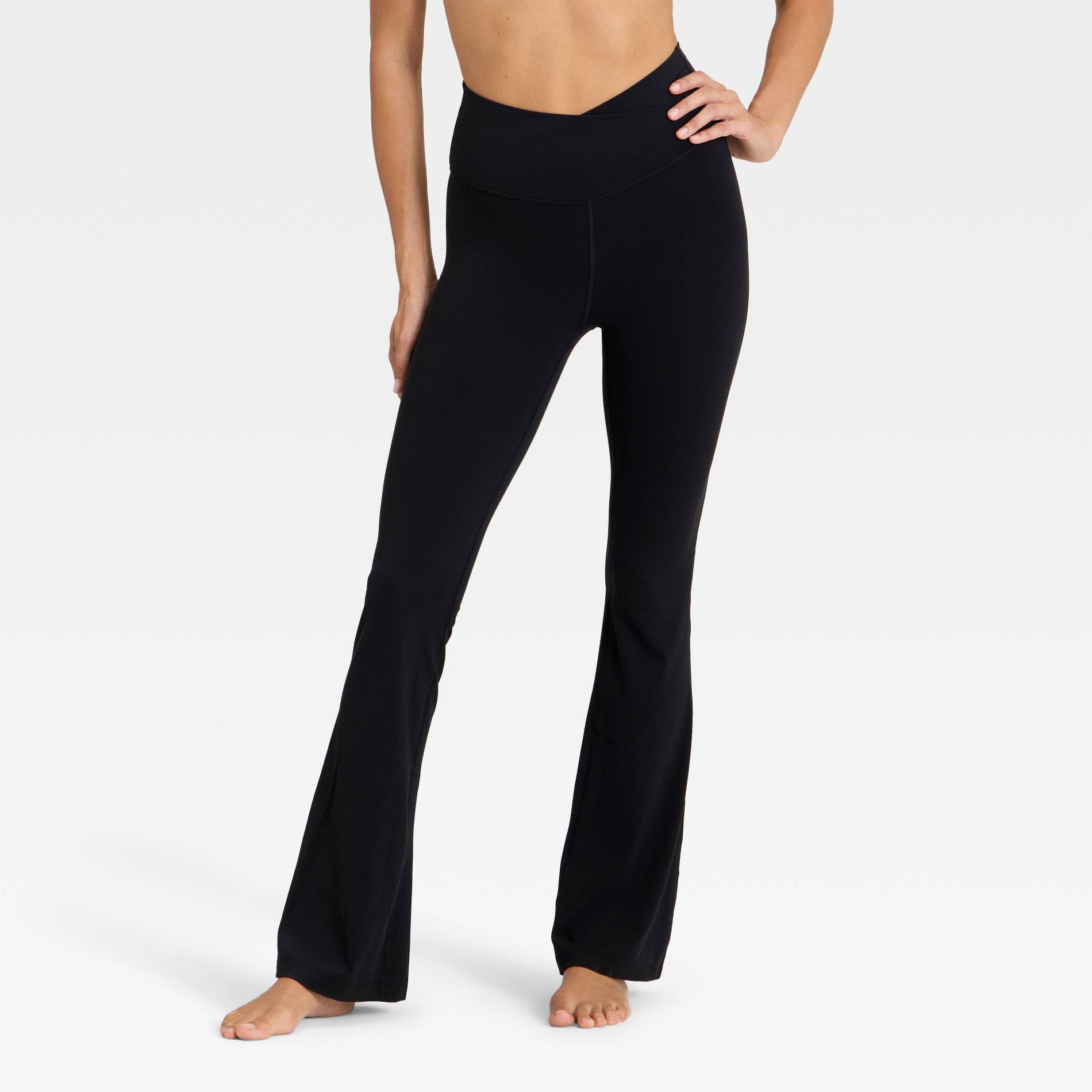 Women's Everyday Soft Crossover Flare Leggings - All In Motion™