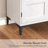 71" Tall Kitchen Pantry Cabinet, 5 Tier Freestanding Food Storage Cabinet with 4 Doors and Adjustable Shelves - 3 of 4