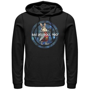 Men's Nintendo Star Fox Peppy Hare Barrel Roll Pro Pull Over Hoodie - 1 of 3