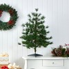 Nearly Natural 3-ft Yukon Mixed Pine Artificial Christmas Tree with 213 Bendable Branches - 3 of 3