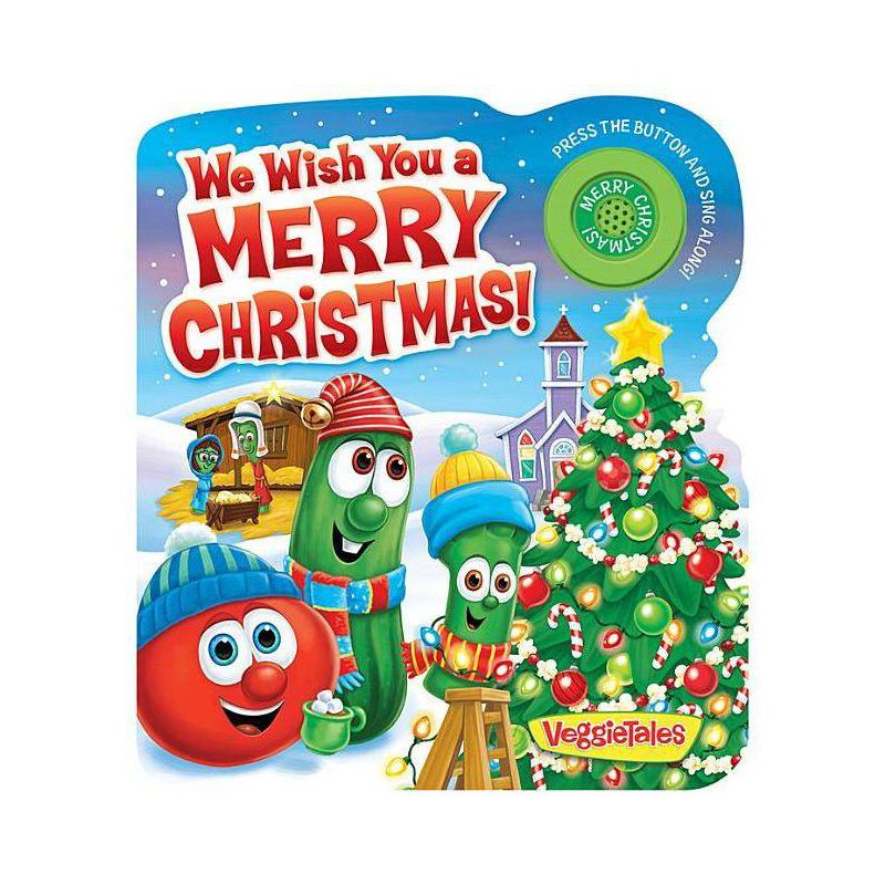 We Wish You a Merry Christmas! - (VeggieTales) by  Pamela Kennedy (Board Book), 1 of 2