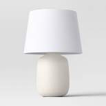 Linen Drum Lamp Shade White - Threshold™