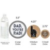 Big Dot of Happiness My Dad is Rad - Father's Day Party Giant Circle Confetti - Party Decorations - Large Confetti 27 Count - 3 of 4