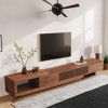 Gaoyangjiaju Modern Walnut TV Console for 75+ Inch Screen – Extendable - 4 of 4