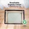 KeaBabies Mini Crib Sheets for Baby Girls, Boys, 2-Pack Soothe Pack and Play Sheets Fitted, Organic Pack N Play Mattress Sheet - 2 of 4