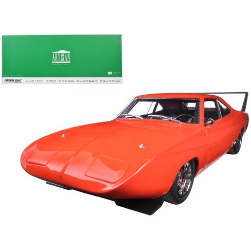 1969 Dodge Charger Daytona Custom Red Orange With Black Rear Wing