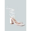 Piri Toe Ring Tie Up Block Sandals Women - 2 of 4