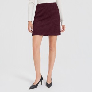 Women's Quilted Mini A-Line Skirt - A New Day™ - 1 of 4