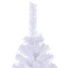 vidaXL Christmas Tree White PVC, Plastic Tall Artificial Christmas Tree - 4 of 4