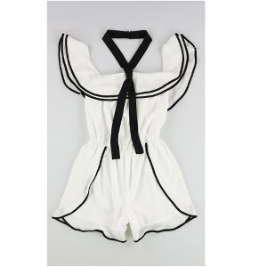 bar III Womens Bow Romper Jumpsuit - 1 of 2