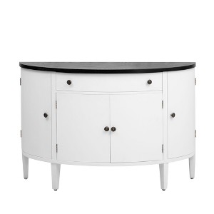 Bella Depot 47.2''W Curved Design Storage Cabinet - 1 of 4