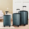 3 Piece Hardside Luggage Set with 360° Spinner Wheels, TSA Lock, Expandable 20"/24"/28", Lightweight Durable Suitcases with Corner Protection - 2 of 4