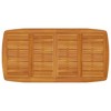 vidaXL Patio Table Patio Furniture Rectangular Garden Table Solid Wood Acacia - 3 of 4