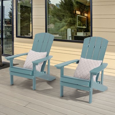 Sonkuki  2-Pack Recycled Plastic Wood Adirondack Chair