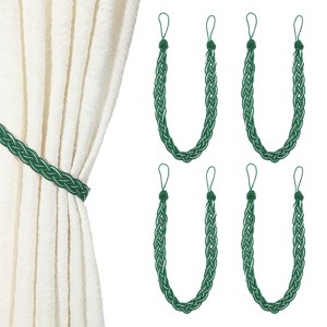 Unique Bargains Braided Polyester Elegant Design Durable Curtain Tiebacks - 1 of 4