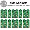 Big Dot of Happiness St. Patrick's Day - Saint Paddy's Day Party Favor Kids Stickers - 16 Sheets - 256 Stickers - 2 of 4