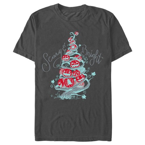 Men's The Nightmare Before Christmas Scary & Bright Tree T-shirt ...