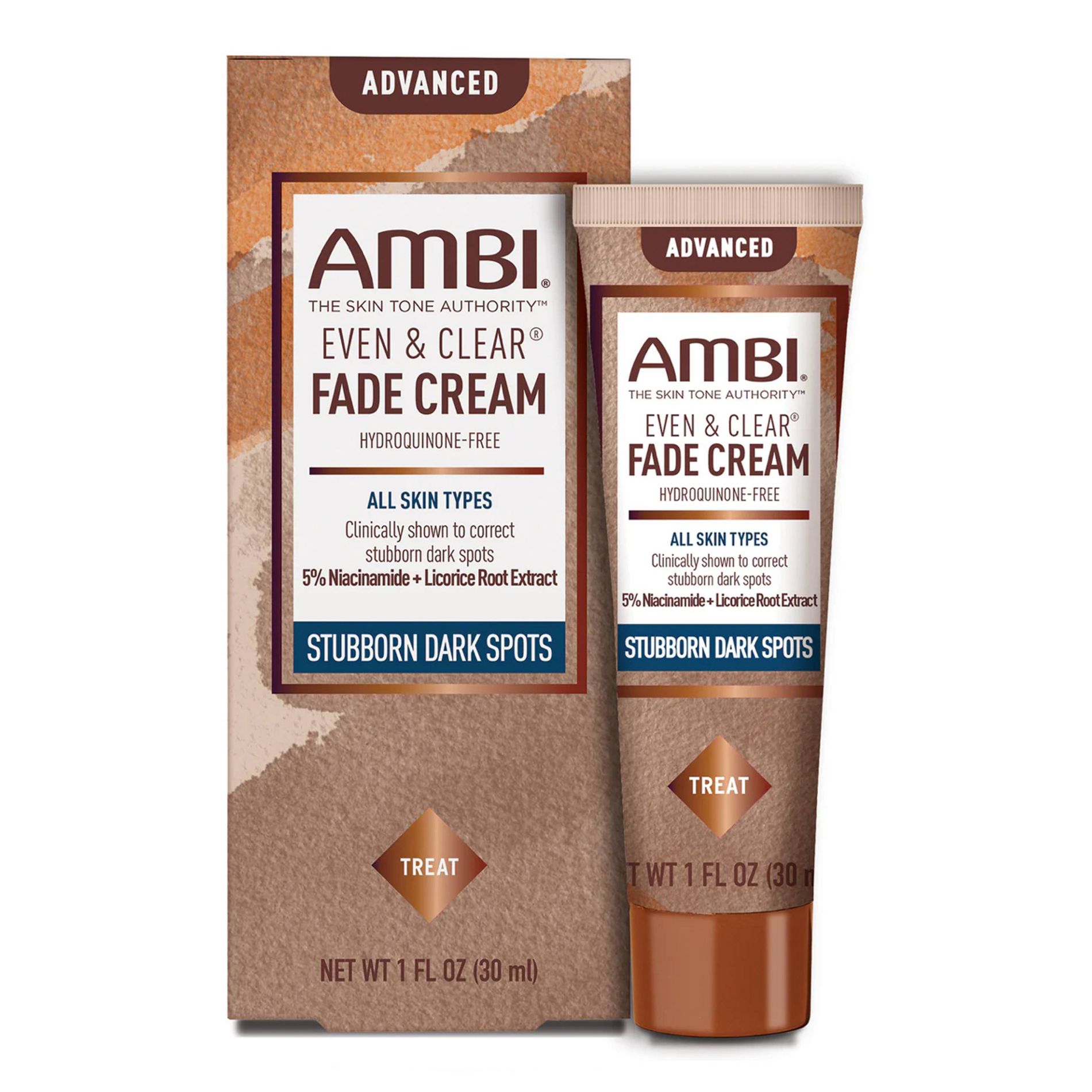 AMBI Even & Clear Fade Cream - Advanced - 1 fl oz