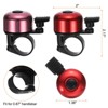 Unique Bargains Aluminum Loud Crisp Clear Sound Mini Bicycle Bells 2 Pcs - 2 of 4