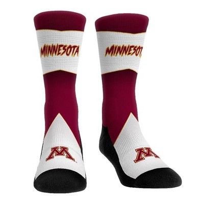  NCAA Minnesota Golden Gophers Adult Battle Call Crew Socks - L/XL 