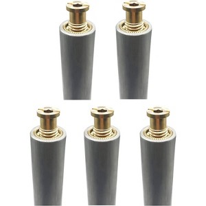 Poolzilla 10” Aluminum Tube with Brass Anchor for Pool Safety Cover Installation - 1 of 4