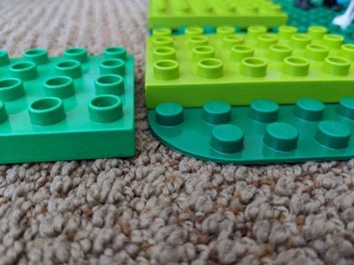 Two Green Nilo® Baseplates (Compatible with Lego/Duplo®)