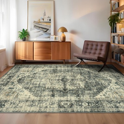 Vintage printed carpets,foldable decorative carpets for bedrooms,living rooms and kitchens