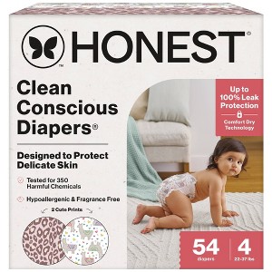 The Honest Company Clean Conscious Disposable Diapers - (Select Size and Pattern) - 1 of 4