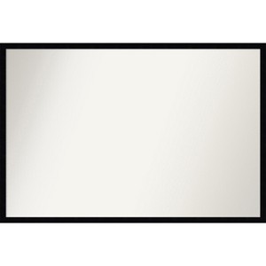 Amanti Art Svelte Non-Beveled Wood Bathroom Wall Mirror Wall Mirror - 1 of 4