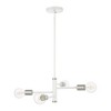 Livex Lighting Bannister 4 - Light Chandelier in  White - 2 of 2