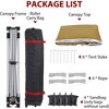 Outdoor Tent, Portable Coating Tent 10 x 10 ft, Picnic Tent, Folding Canopy Tent with Hand Bag, Waterproof Windproof UV Protection Tent, Khaki - 4 of 4