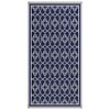 Outsunny Outdoor Patio Rug, Large Camping Carpet with Carrying Bag, 9' x 18' Waterproof Plastic Straw, Reversible, Lantern Pattern - 4 of 4