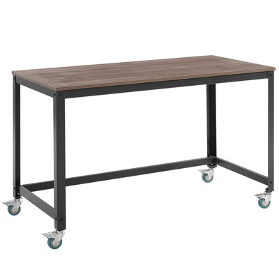 Vivify Computer Office Desk Gray Walnut - Modway