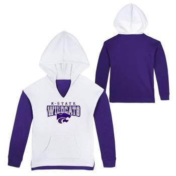 NCAA Kansas State Wildcats Girls' Hooded Sweatshirt