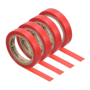 Unique Bargains PVC Thin Sticky Seal Tennis Badminton Racket Grip Finishing Tapes 26Ft 4 Pcs - 1 of 4