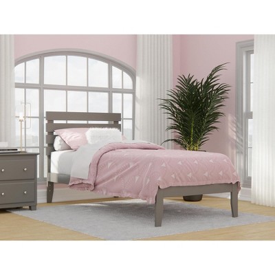 AFI Furnishings Oxford Twin Extra Long Bed with USB Turbo Charger in Grey